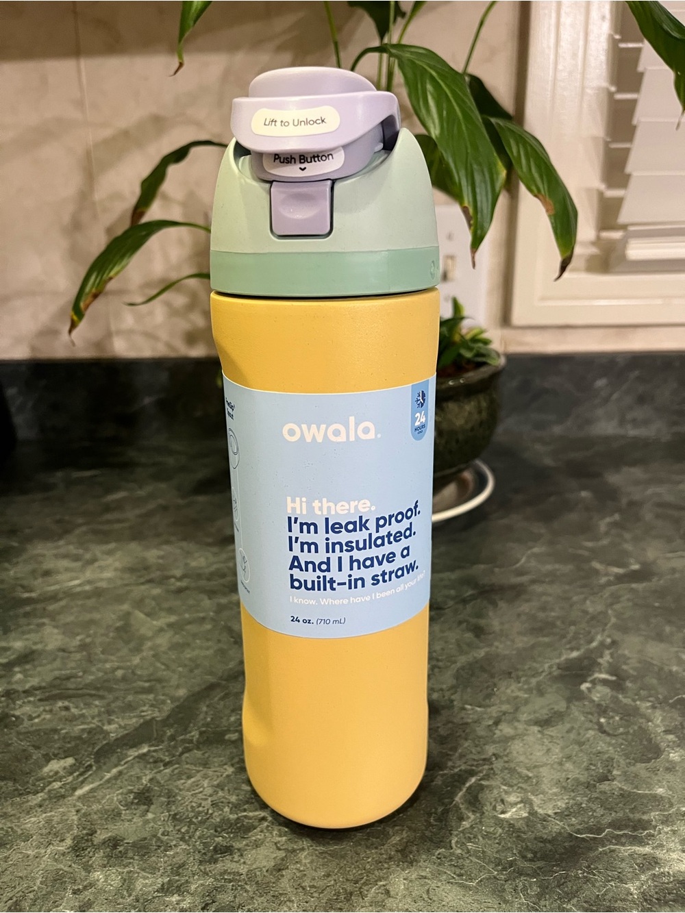 *NWT* Owala FreeSip Stainless Steel Water Bottle 24 oz